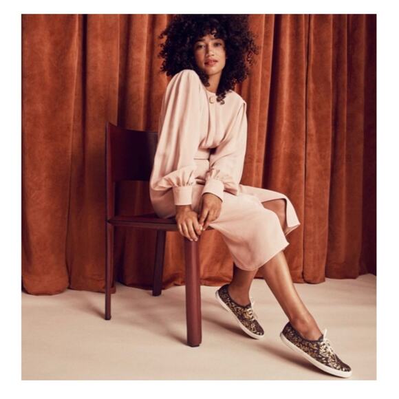 Keds X Rifle Paper Co Metallic Queen Anne Low Top Sneakers Size 7 - Picture 4 of 9